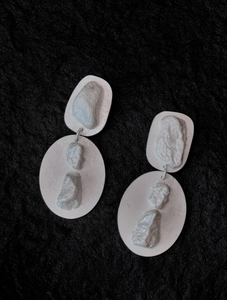 Stone Double Earring