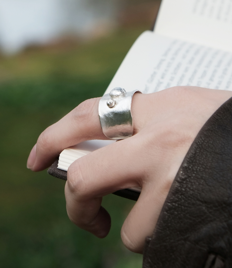 Moon Ring - 52-58 | Handcrafted artisan jewelry by Earbij