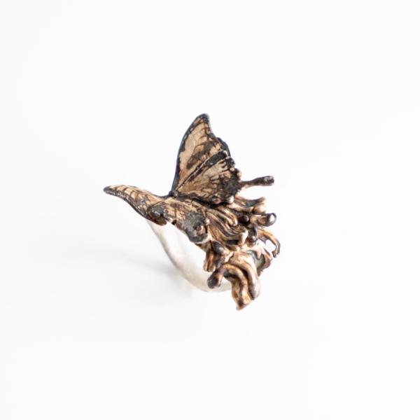 Butterfly Patina Ring