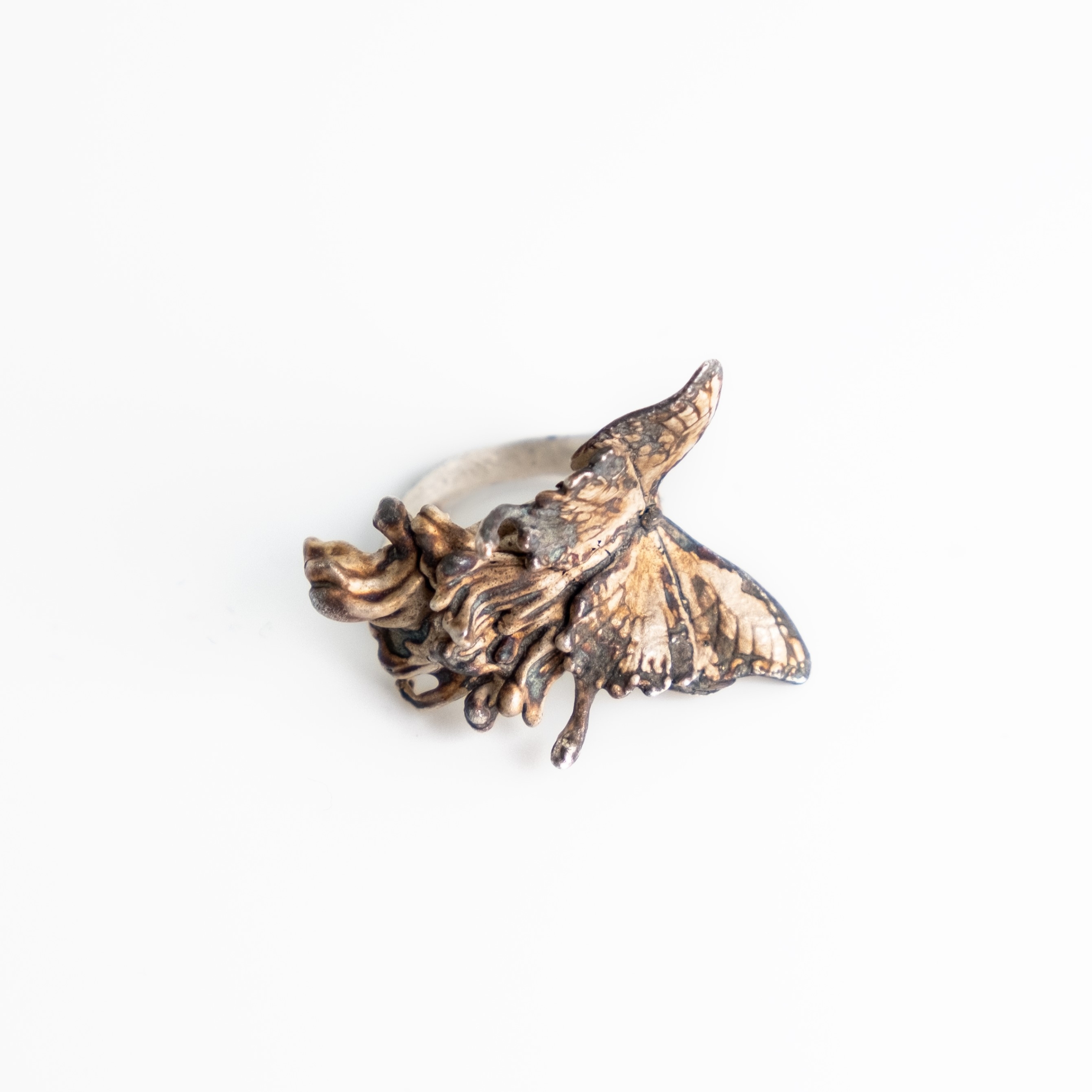 Butterfly Patina Ring Hover