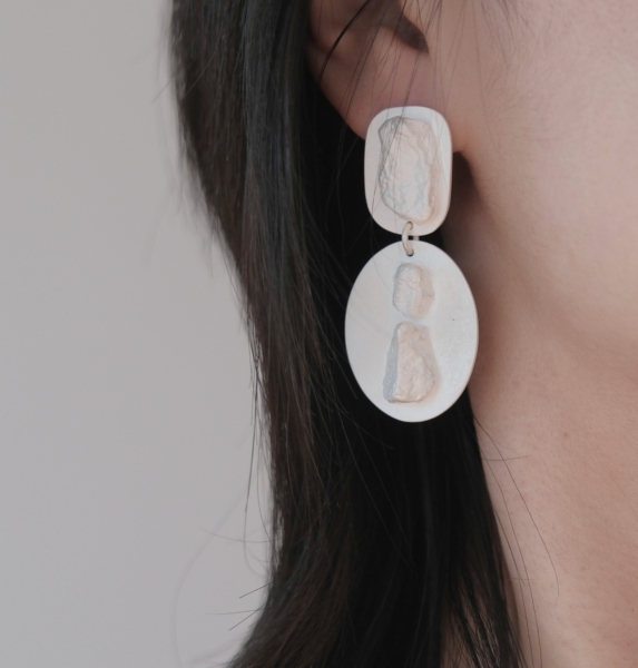 Stone Double Earring
